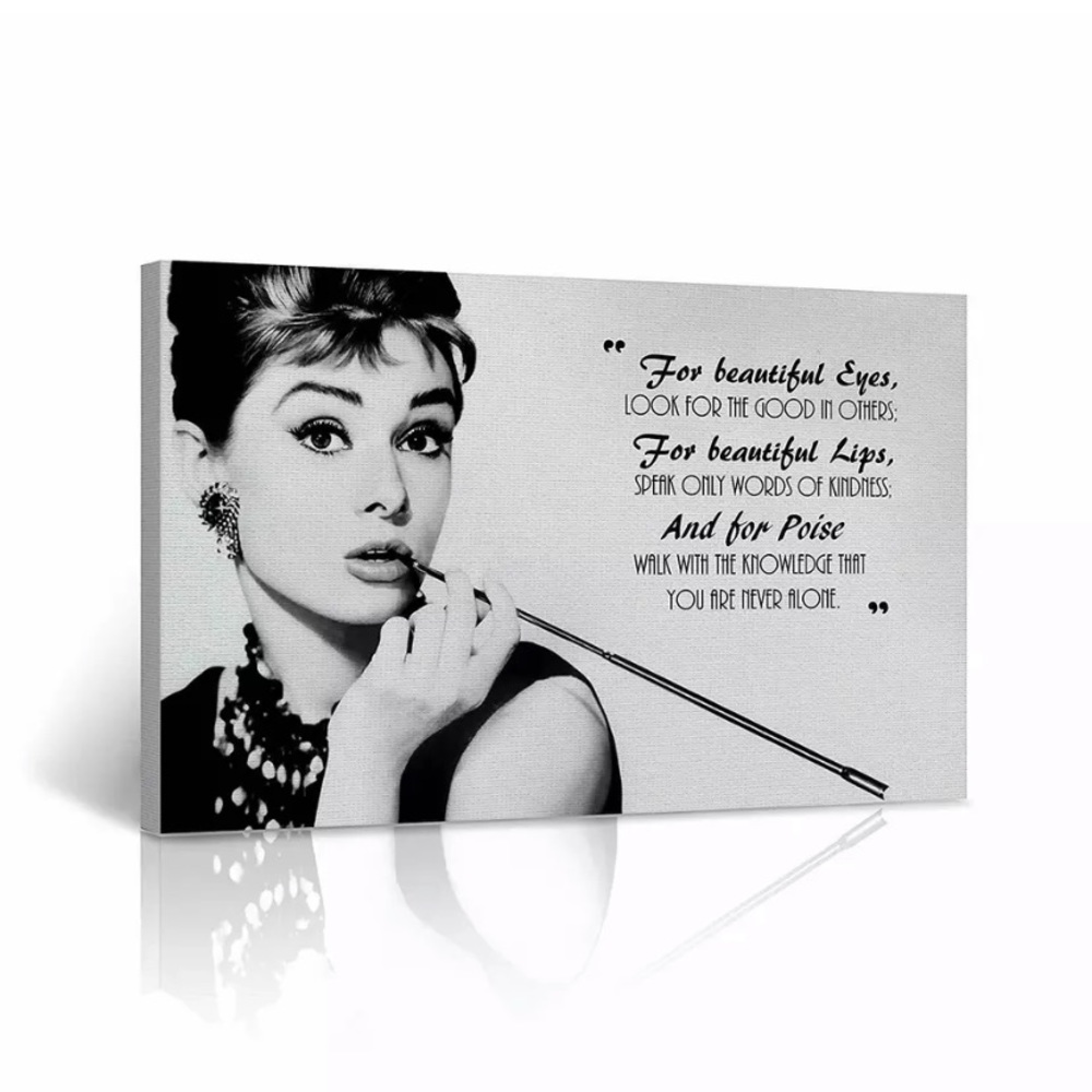 Home Decor,Audrey Hepburn Quote Wall Art